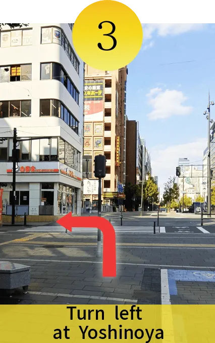 Turn left at Yoshinoya